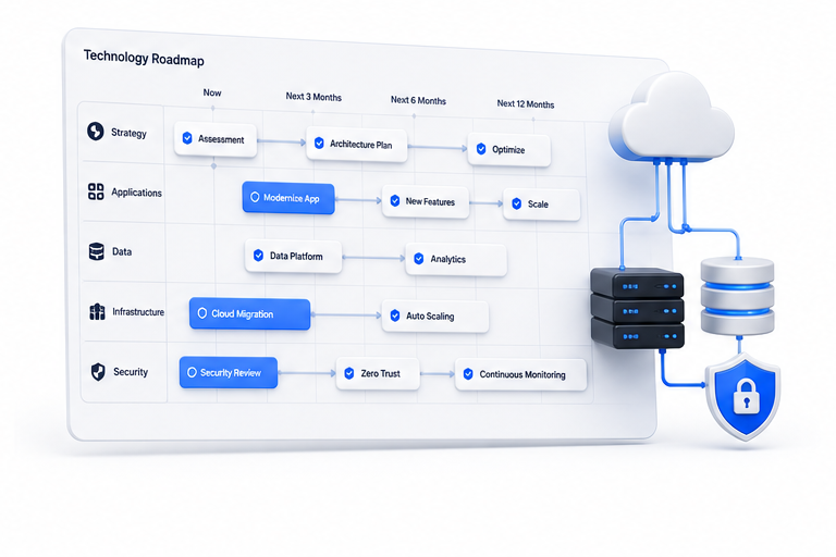 IT consulting and strategy visual